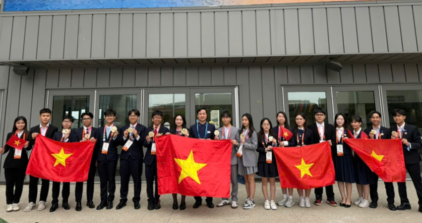 Việt Nam lập thành tích lịch sử tại Hội thi Khoa học kỹ thuật quốc tế 2025