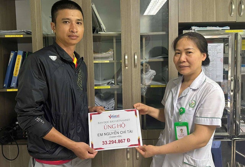 Bạn đọc giúp đỡ em Nguyễn Chí Tài suy thận giai đoạn cuối hơn 33 triệu đồng
