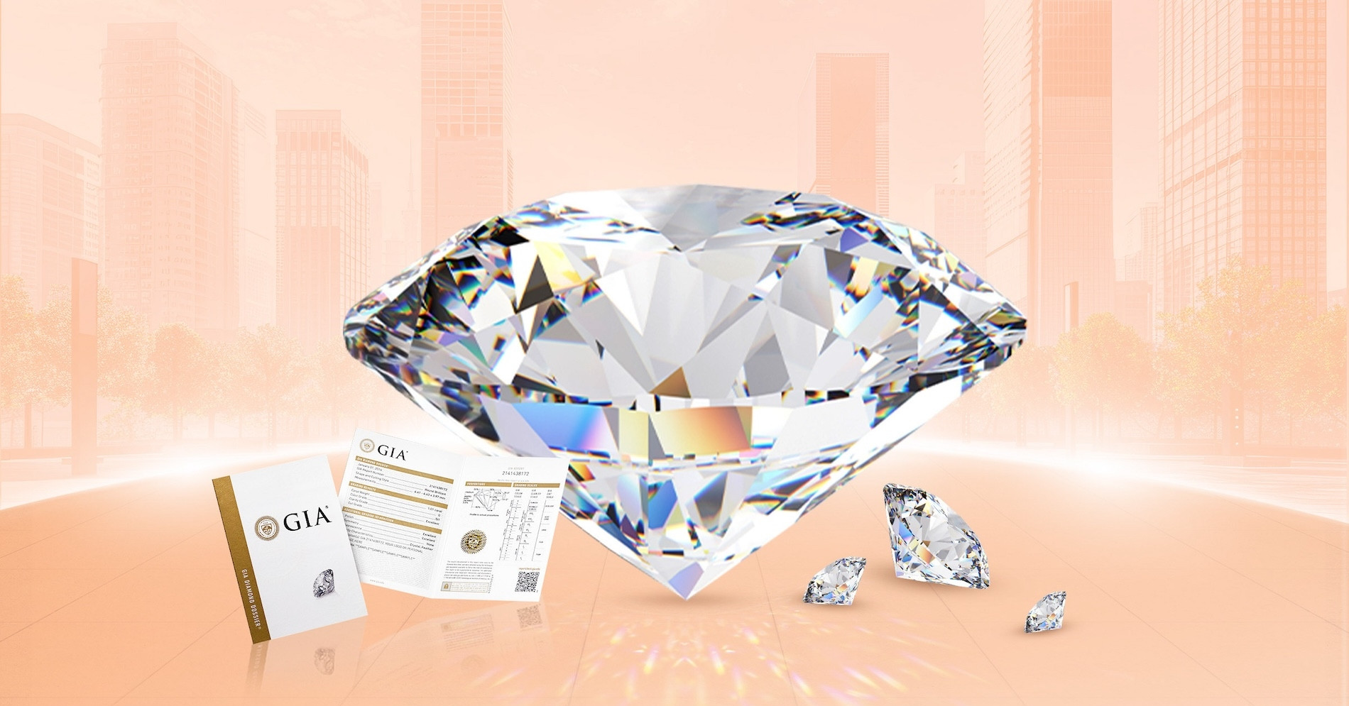 DOJI và Thế Giới Kim Cương ưu đãi, tặng ô tô cho khách mua kim cương viên