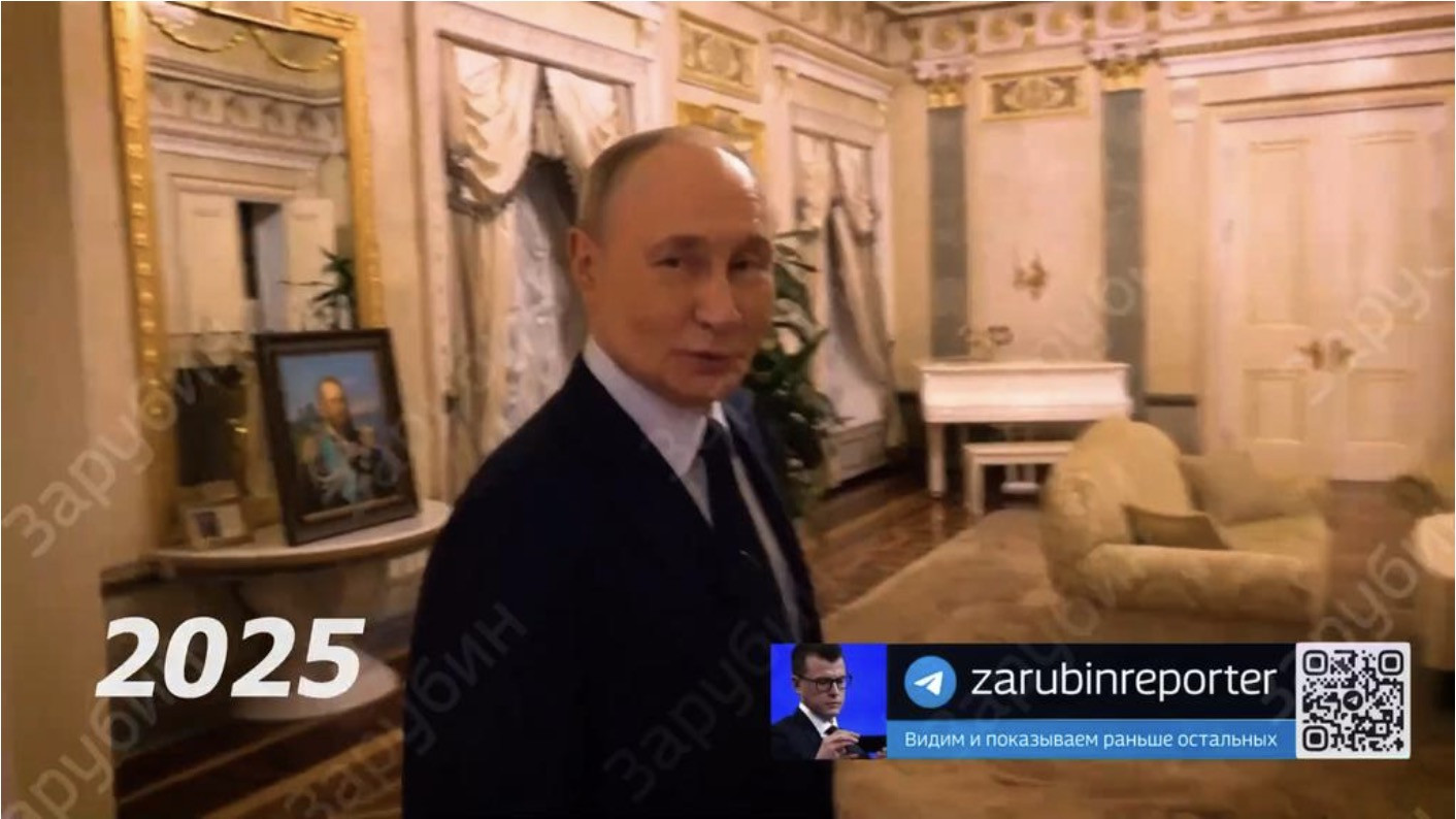 Bên trong căn hộ của Putin. Ảnh: Zarubinreporter