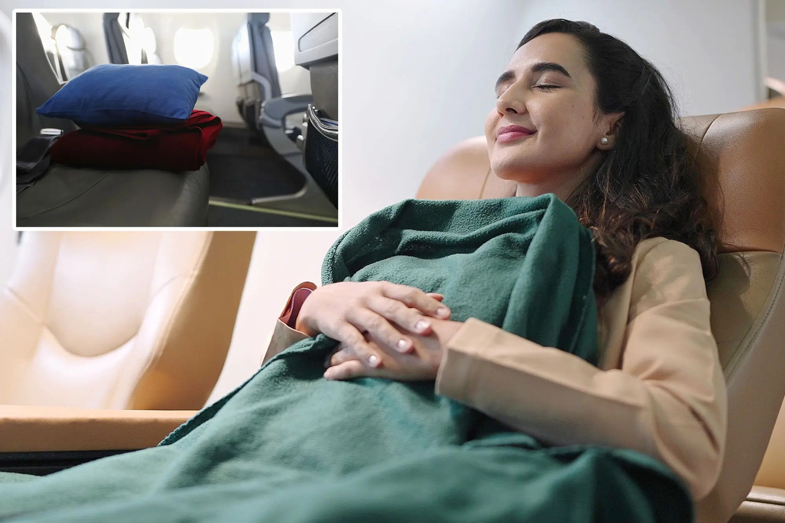 Chuyện không ngờ đằng sau chiếc chăn được phát miễn phí trên các chuyến bay
