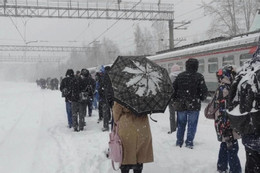 Lần đầu tiên trong 75 năm, tuyết phủ trắng Moscow vào đầu tháng 5