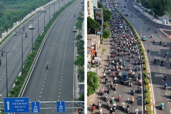 Có đường 4.800 tỷ nối ga T3, nghìn xe vẫn 'chôn chân' hướng vào trung tâm TPHCM