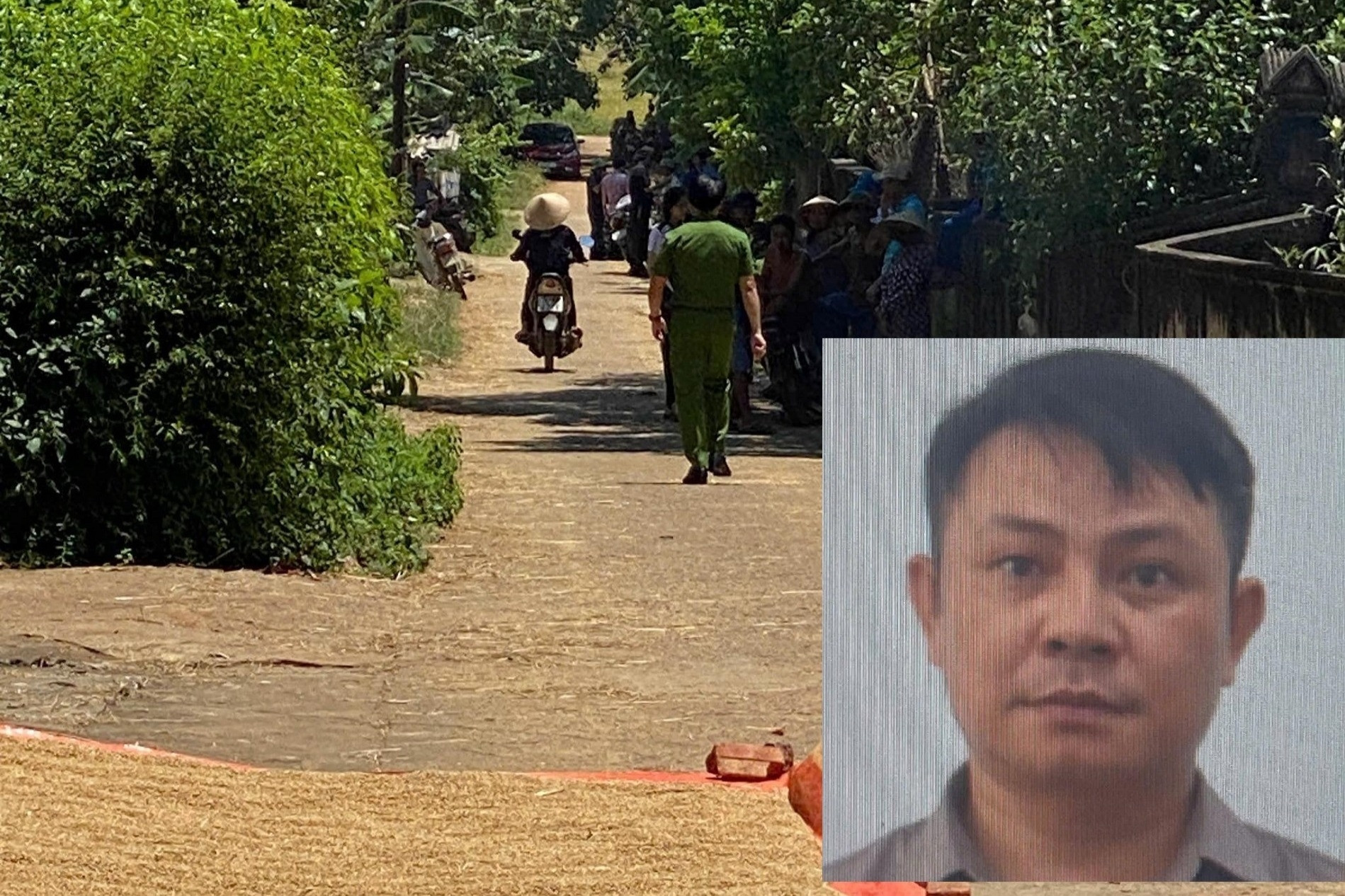 Hàng chục cảnh sát cùng chó nghiệp vụ truy bắt đối tượng giết người