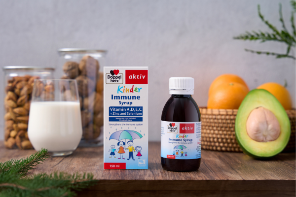 Thực phẩm bảo vệ sức khỏe Doppelherz Aktiv Kinder Immune syrup.png