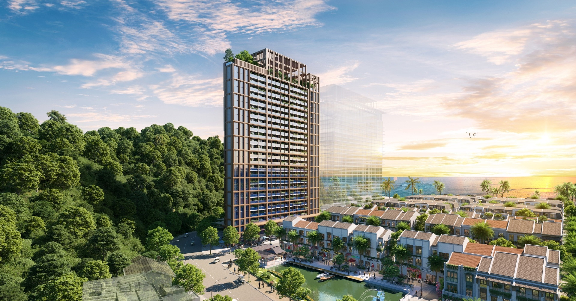 Tòa tháp căn hộ The Xanh 2 kiến tạo không gian sống đa năng tại Cát Bà