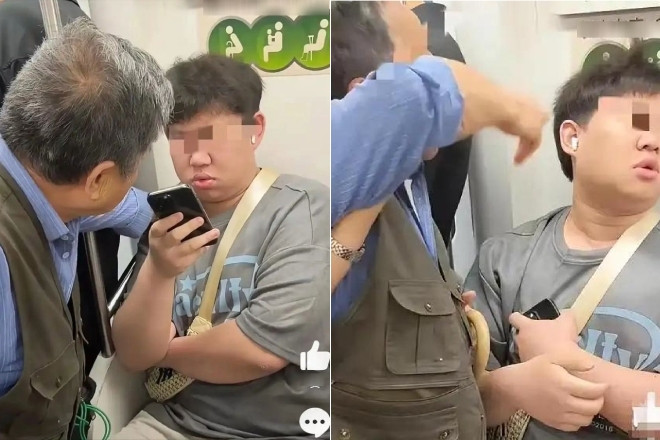 Cụ ông 83 tuổi kéo rách áo thanh niên, bắt nhường ghế trên tàu gây tranh cãi
