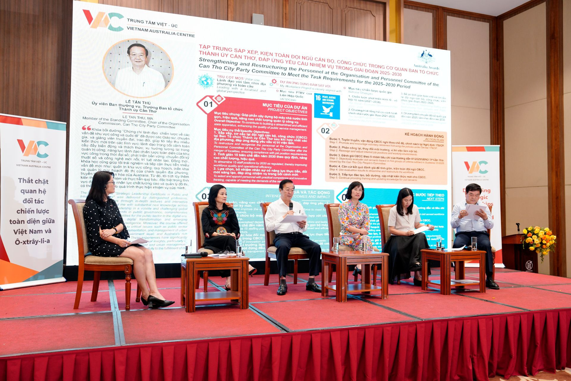 Hinh 2 Các học viên trong phiên giới thiệu ý tưởng dự án ứng dụng kiến thức từ khóa học và kế hoạch hành động.JPG