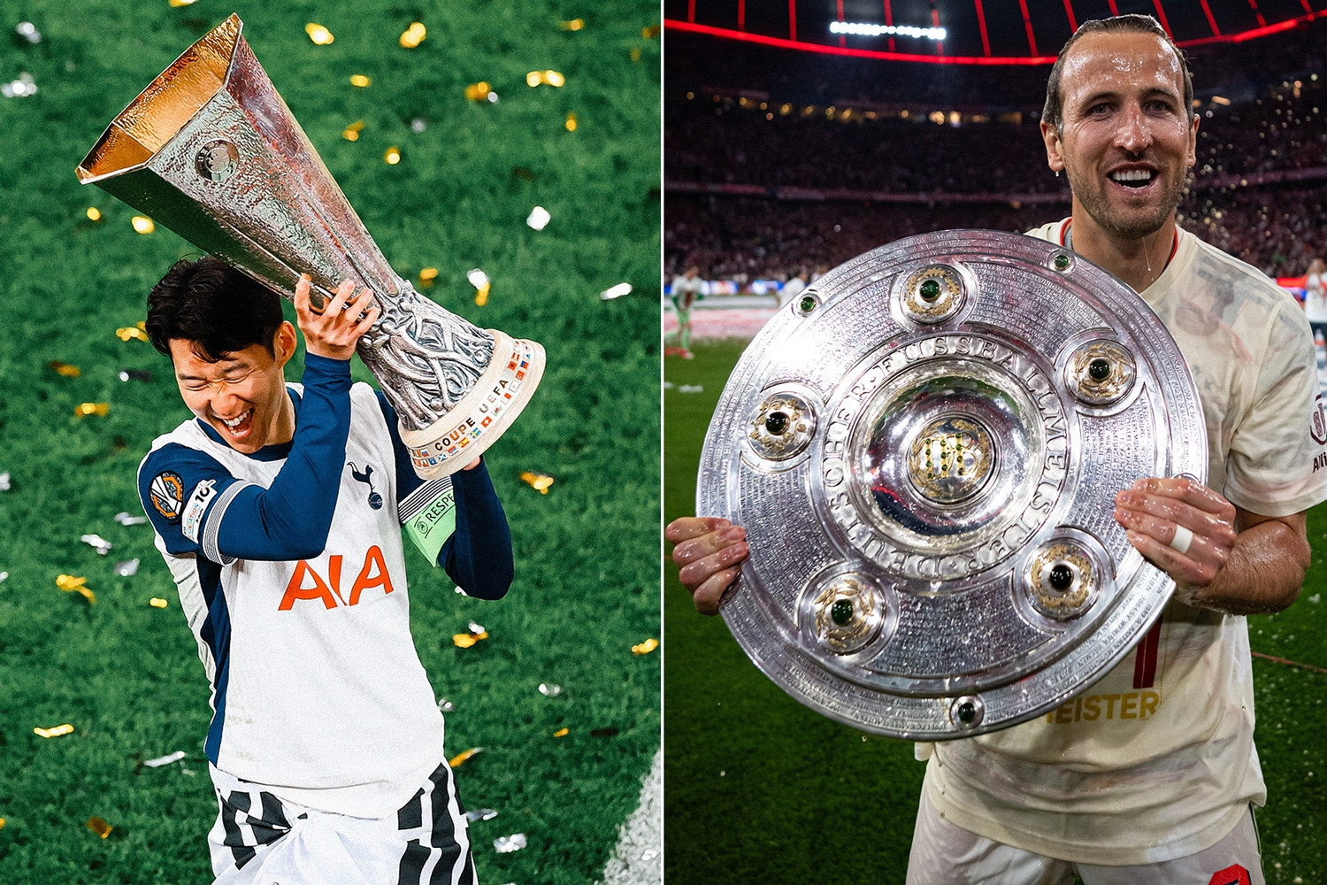 Son Heung Min và Harry Kane cùng ẵm cúp: Phần thưởng cho nỗ lực