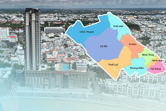 Tên gọi, quy mô phường, xã của thành phố duy nhất ở miền Tây sau sắp xếp