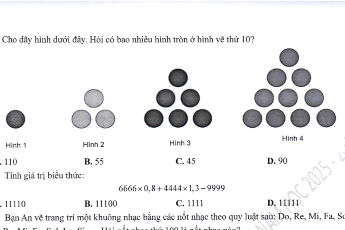 Thử thách tư duy: Có bao nhiêu hình tròn trong hình vẽ thứ 10?