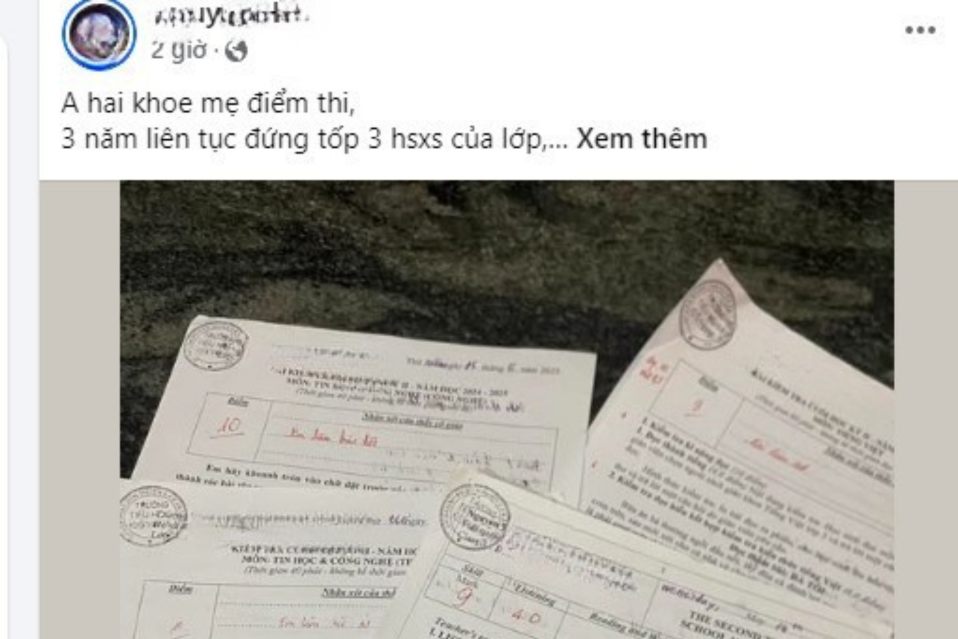 Lý do thầy dạy Văn mong phụ huynh đừng lên mạng khoe thành tích học tập của con