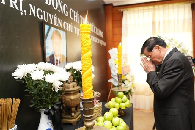 Lãnh đạo, đại sứ các nước viếng, chia buồn nguyên Chủ tịch nước Trần Đức Lương từ trần