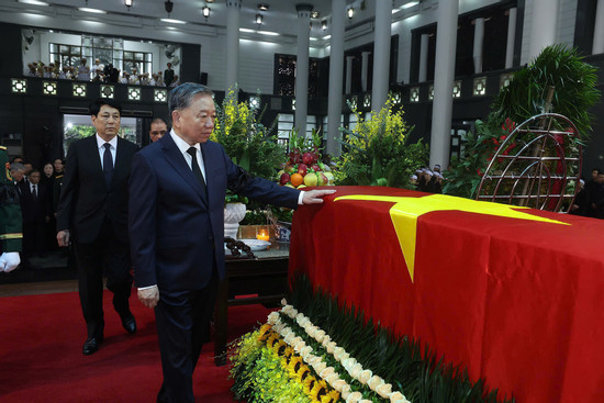 Lãnh đạo Đảng, Nhà nước tiễn biệt nguyên Chủ tịch nước Trần Đức Lương