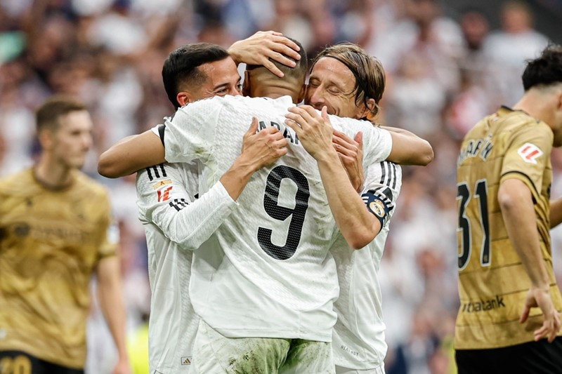 Mbappe lập cú đúp, Real Madrid thắng dễ trận chia tay HLV Ancelotti