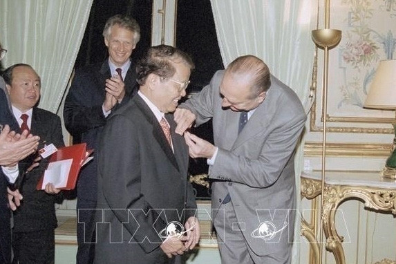 Nguyên Chủ tịch nước Trần Đức Lương và sự kiện 'tuyệt vời' của Tổng thống Chirac