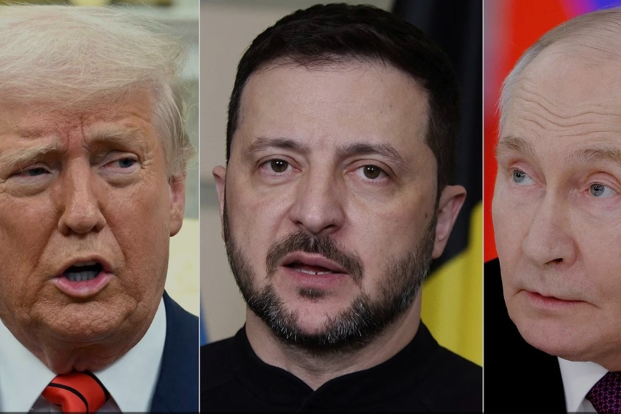 Ukraine muốn đàm phán 3 bên Zelensky - Putin - Trump