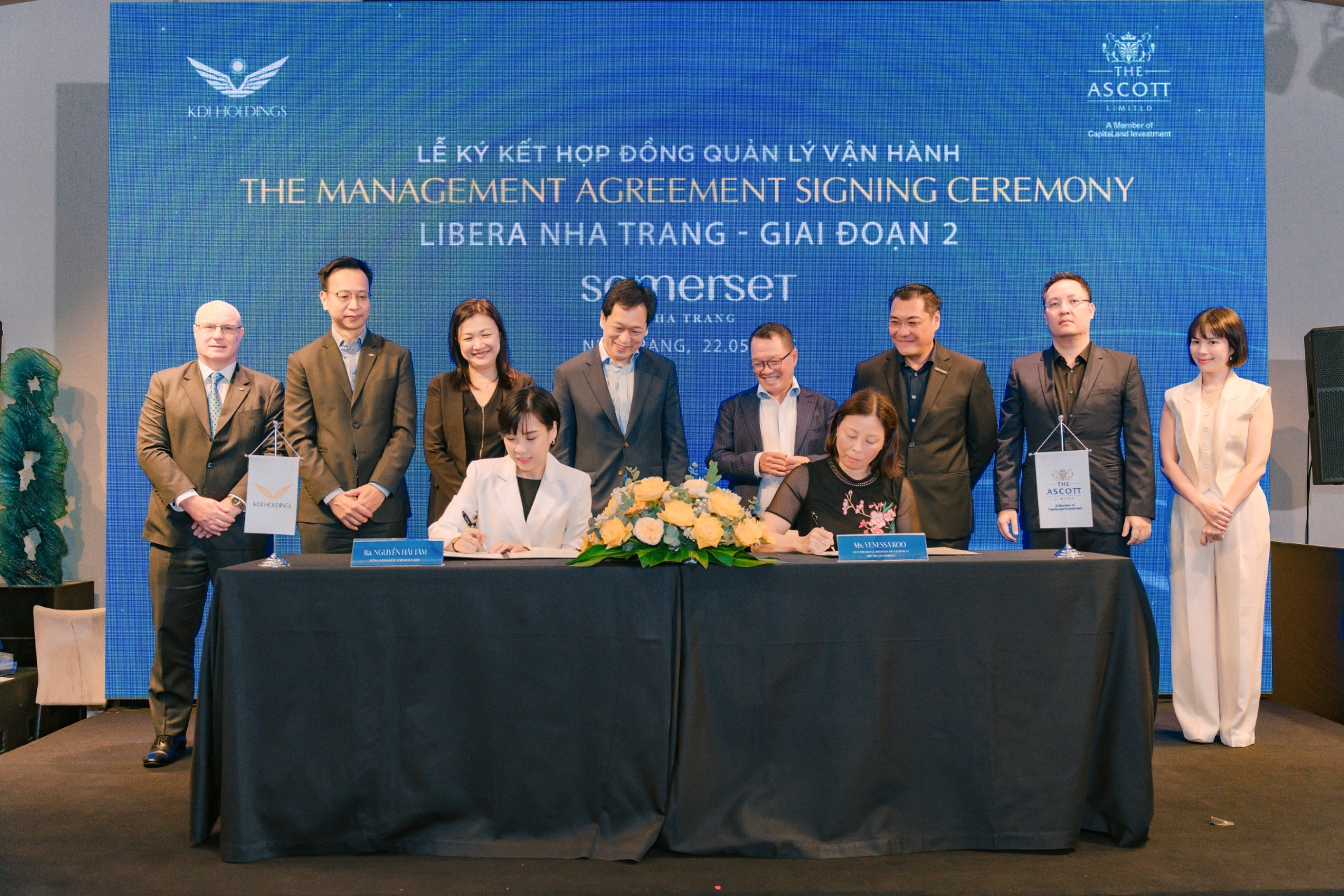 KDI Holding ‘bắt tay’ The Ascott Limited quản lý vận hành Somerset Nha Trang