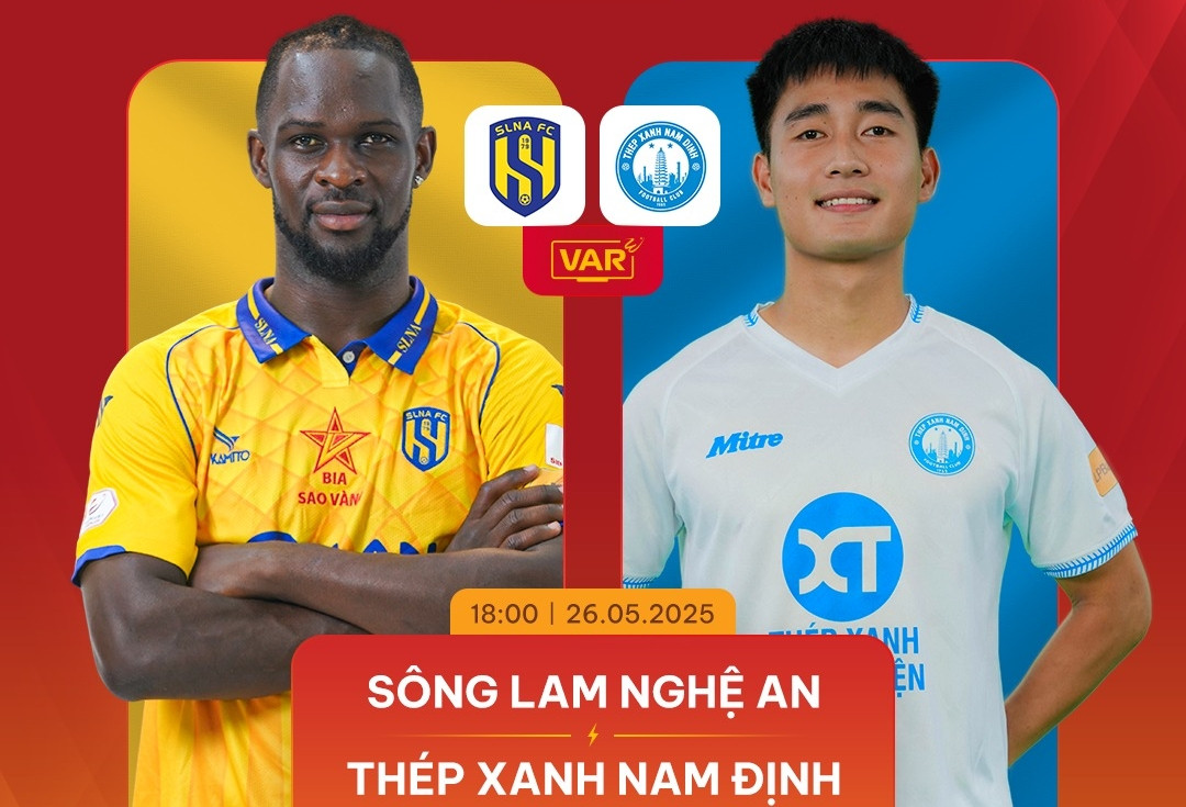 Trực tiếp bóng đá SLNA vs Nam Định: Ngôi vương vẫy gọi