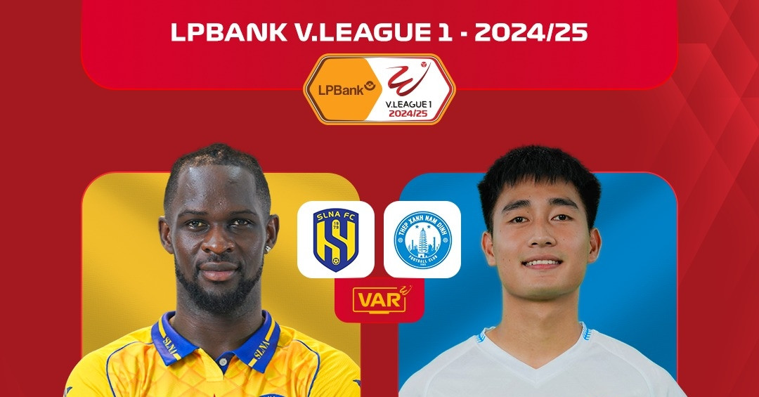 Trực tiếp bóng đá SLNA vs Nam Định: Ngôi vương vẫy gọi