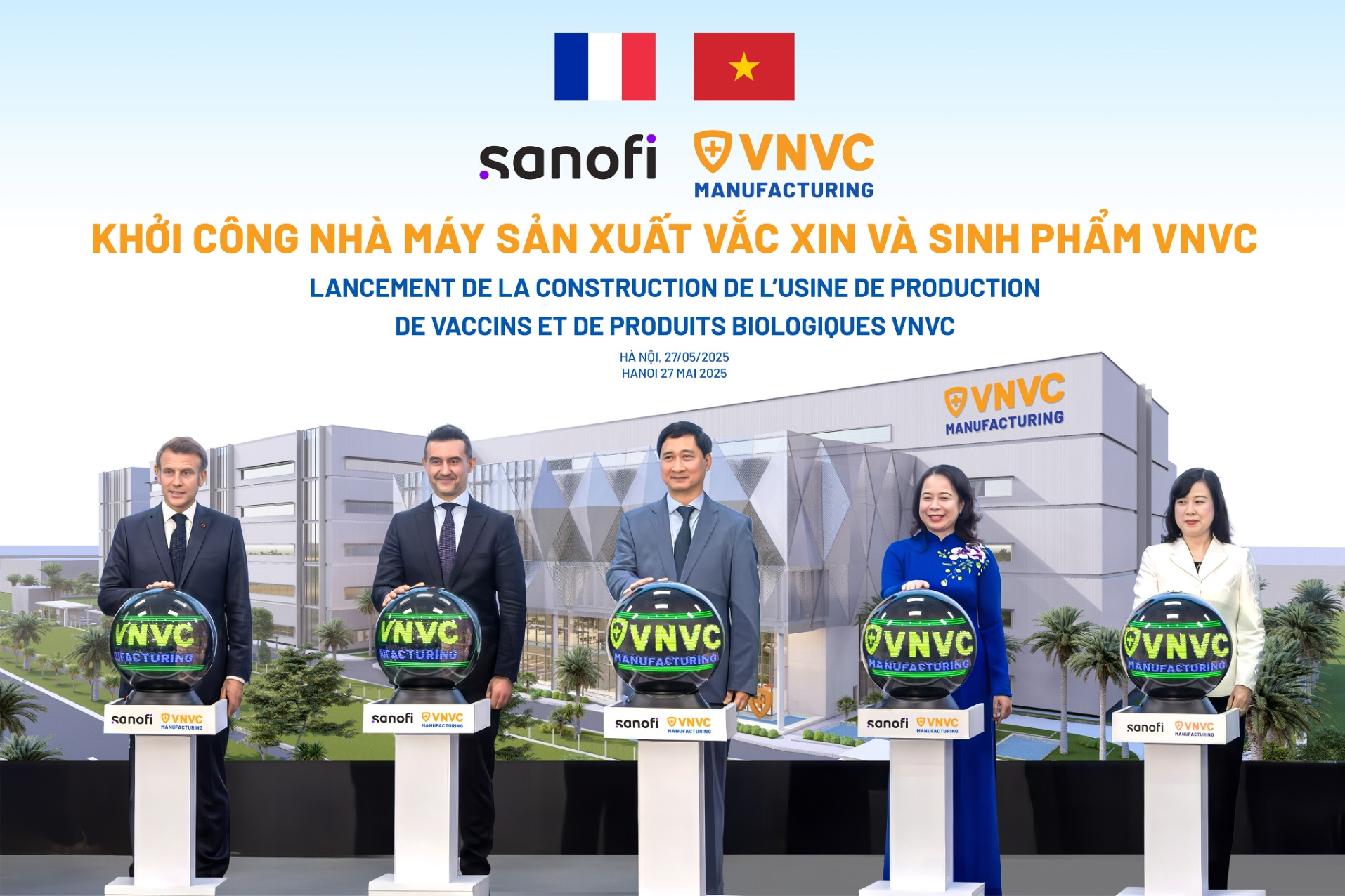 Khởi công Nhà máy Vắc xin và Sinh phẩm VNVC 2.000 tỷ đồng