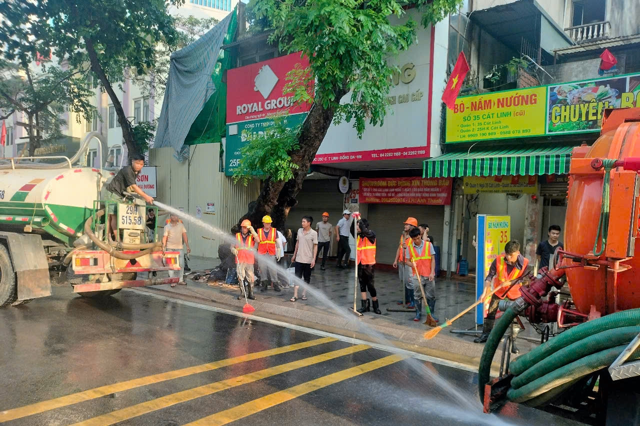 Kết quả xử lý vụ bùn phun trào nửa mét tại dự án metro Nhổn - ga Hà Nội