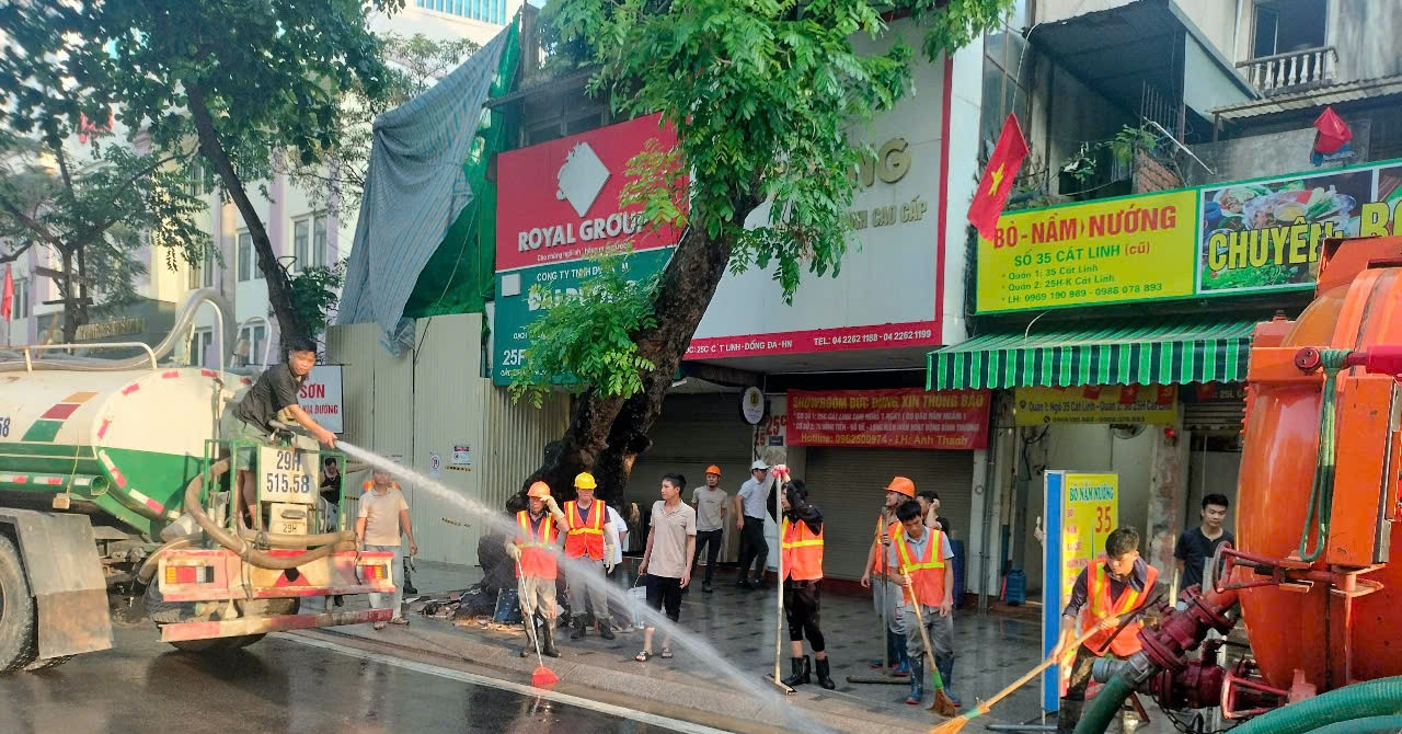 Kết quả xử lý vụ bùn phun trào nửa mét tại dự án metro Nhổn - ga Hà Nội