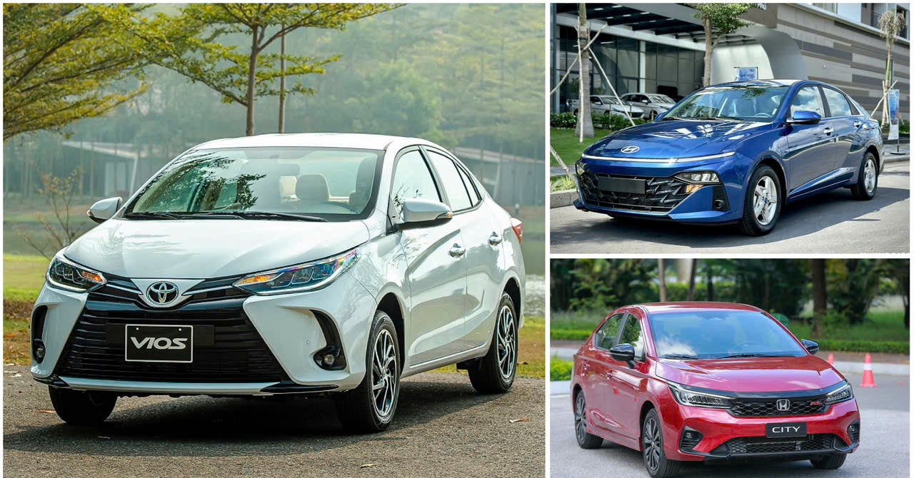 Phân khúc sedan cỡ B: Chọn Toyota Vios, Hyundai Accent hay Honda City?