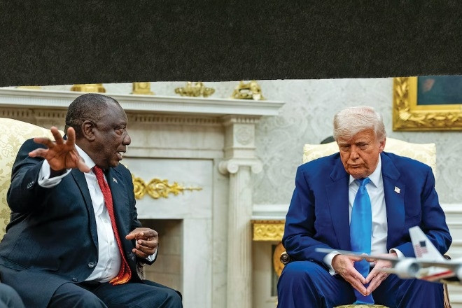 Tổng thống Nam Phi chia sẻ về cuộc gặp 'bối rối' với ông Trump ở Nhà Trắng