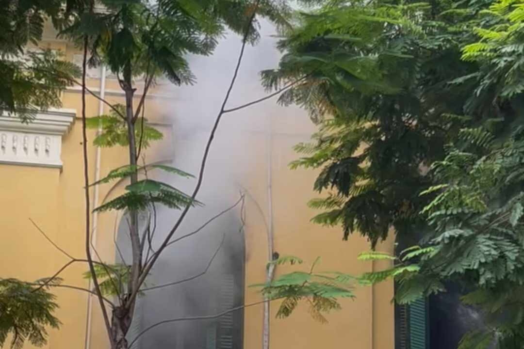 Cháy ở Sở Tài chính Hải Phòng, nhiều giấy tờ bị thiêu rụi