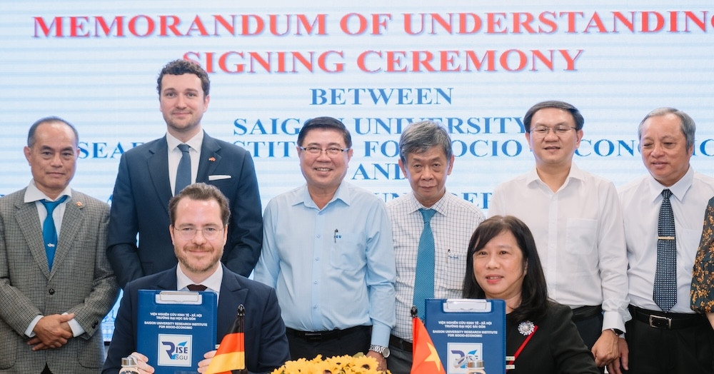 Viện nghiên cứu do ông Nguyễn Thành Phong làm chủ tịch ‘bắt tay’ với quỹ của Đức