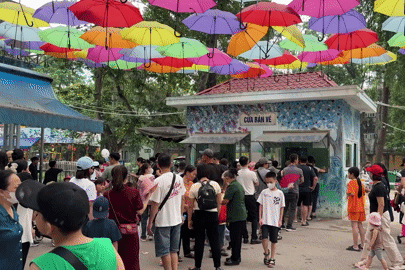 Chen chân ngắm hà mã, hổ, voi... ở vườn thú lớn nhất Hà Nội