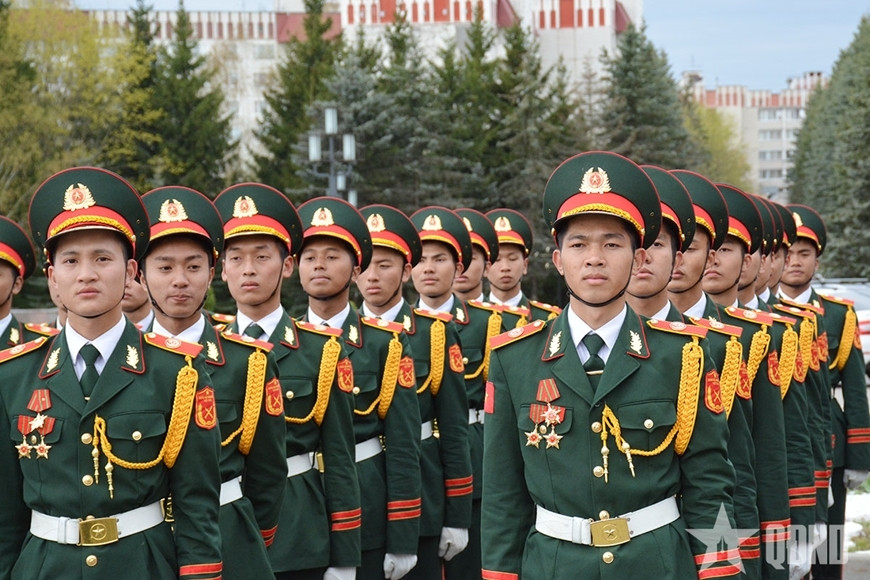 Đoàn QĐND Việt Nam chuẩn bị cho Lễ duyệt binh trên Quảng trường Đỏ