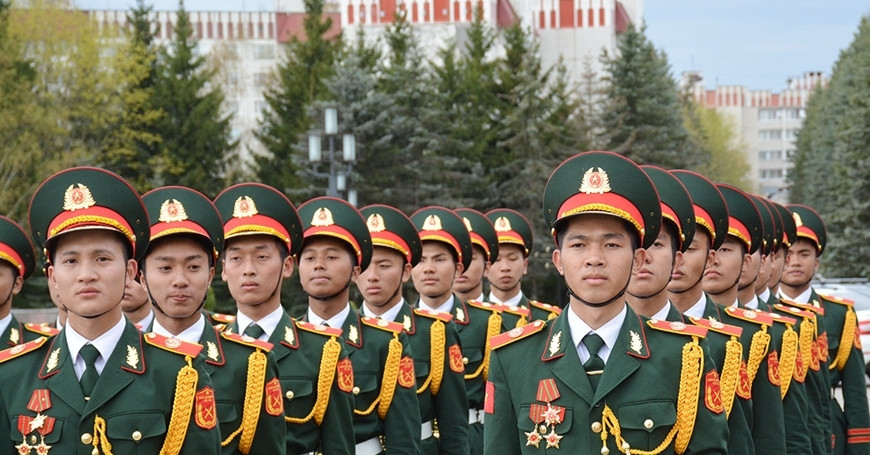 Đoàn QĐND Việt Nam chuẩn bị cho Lễ duyệt binh trên Quảng trường Đỏ