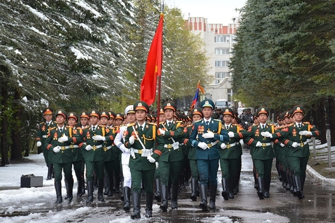 Quân đội Việt Nam đoàn kết, hiệp đồng tham gia duyệt binh trên Quảng trường Đỏ