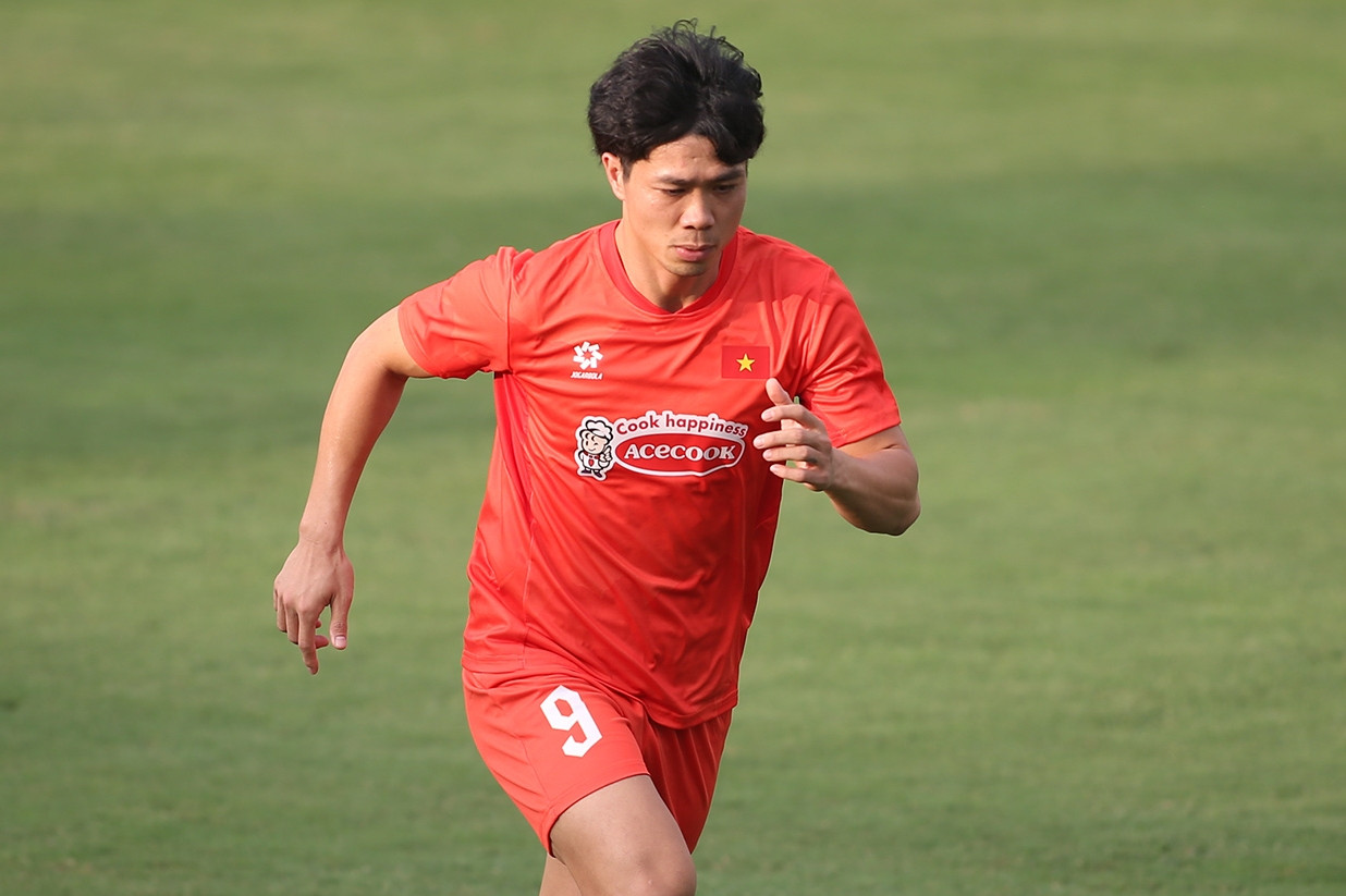 Công Phượng chạy như 'xé gió' ngày trở lại tuyển Việt Nam