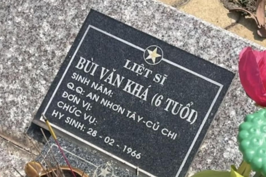 Bộ Nội vụ lên tiếng về thông tin 'liệt sĩ 6 tuổi'