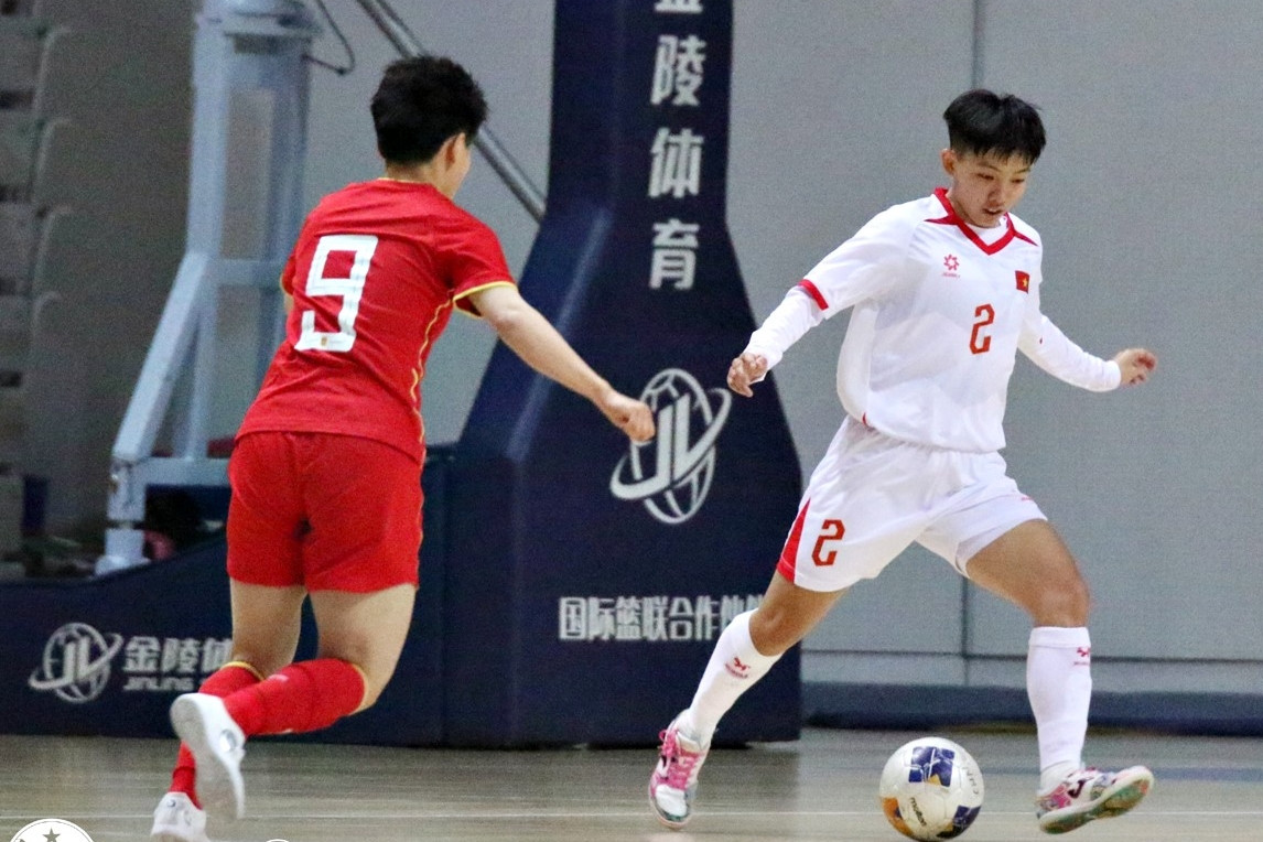 ĐT futsal nữ Việt Nam thua luân lưu trước Trung Quốc
