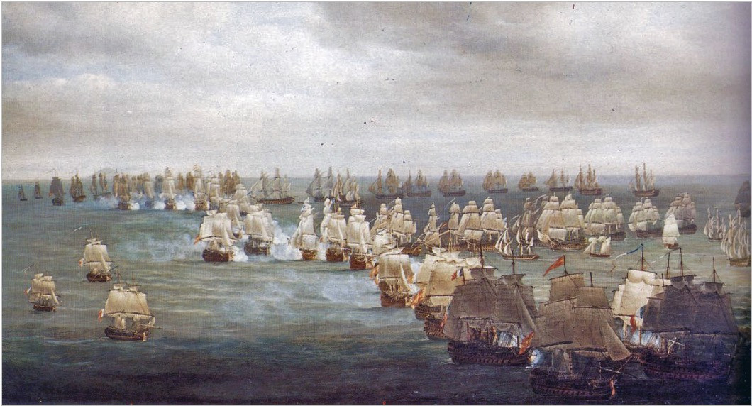 Trận Trafalgar. Ảnh: Britis Battle