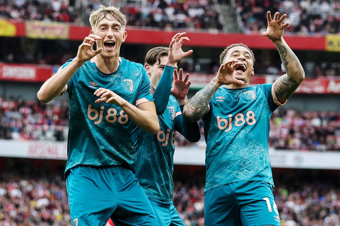 Arsenal thua ngược Bournemouth trước trận chiến PSG