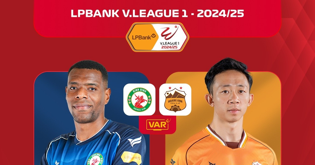 Trực tiếp bóng đá Bình Định 2-1 HAGL: Kịch tính phút bù giờ