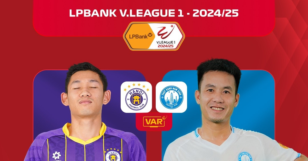 Trực tiếp bóng đá Hà Nội vs Nam Định: Siêu kinh điển V-League