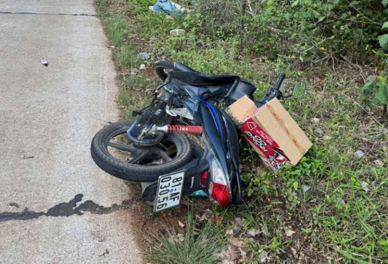 Cô giáo tử vong bên lề đường.jpg