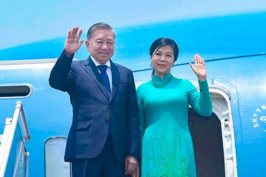 Tổng Bí thư Tô Lâm và Phu nhân lên đường thăm 4 nước