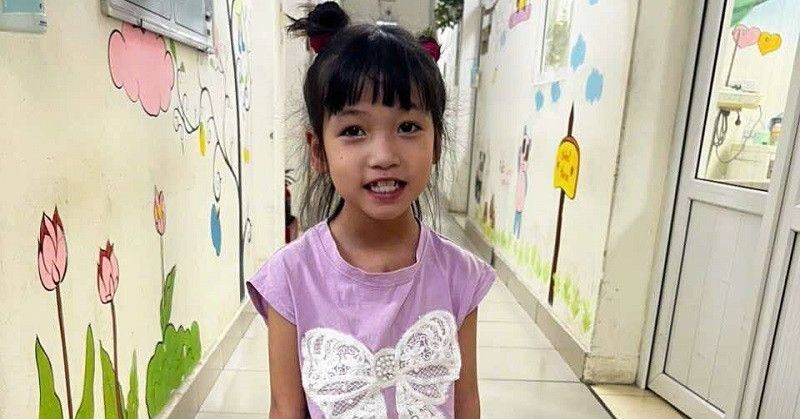 Bé Nguyễn Tú Uyên đã được xuất viện sau ca phẫu thuật tim
