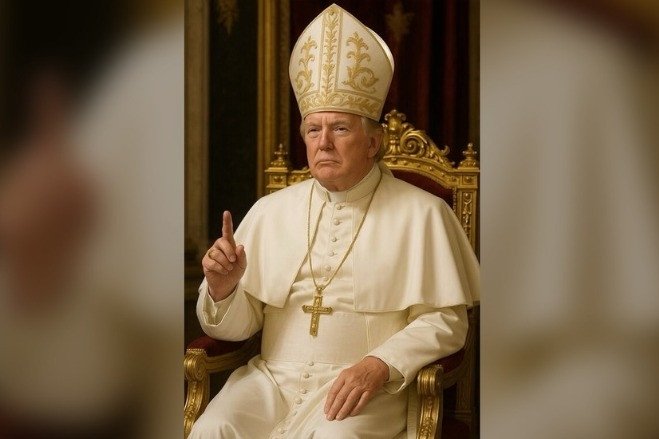 Ông Trump giải thích về bức ảnh 'chế' mặc trang phục Giáo hoàng