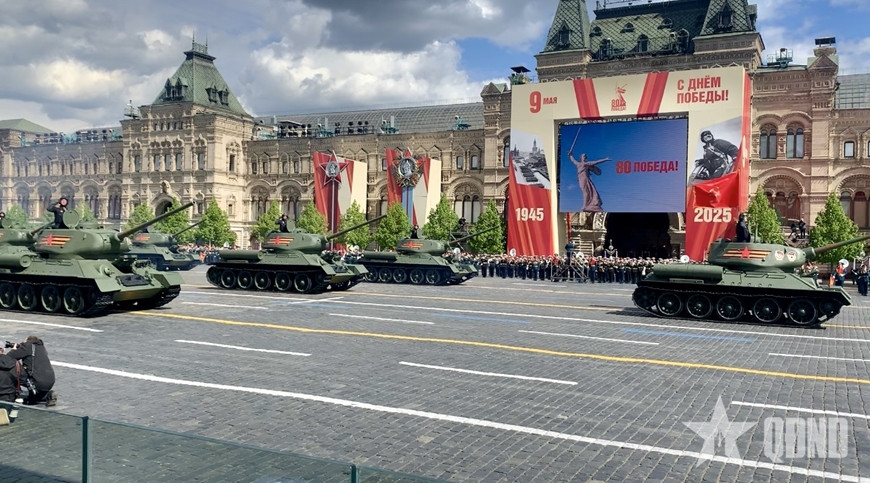 Tổng duyệt Lễ duyệt binh trên Quảng trường Đỏ