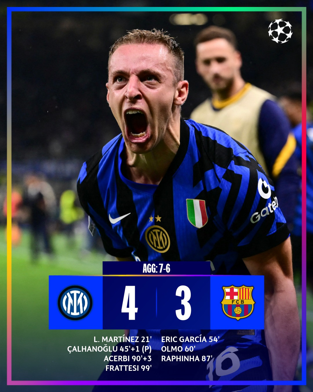 Inter 4 Inter Milan 4-3 Barca: Màn rượt đuổi tuyệt đối điện ảnh