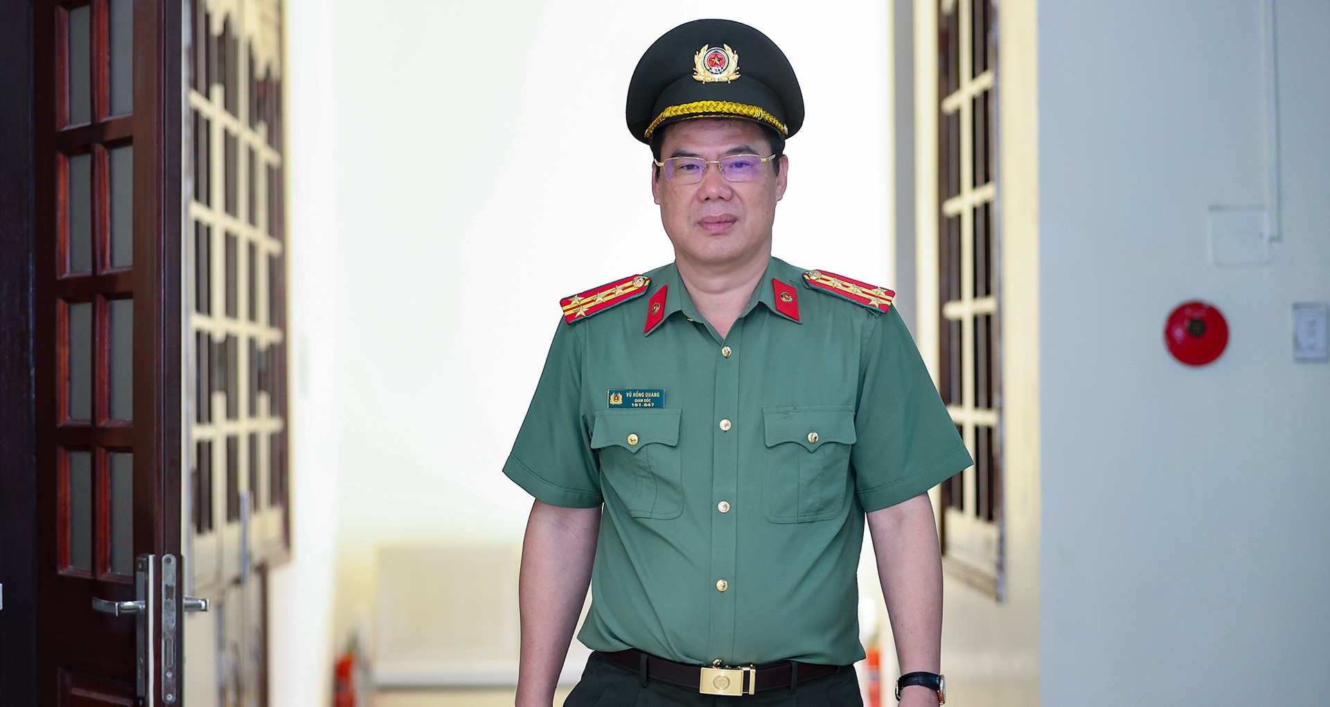 Giám đốc Công an Cao Bằng Vũ Hồng Quang được thăng cấp bậc hàm Thiếu tướng