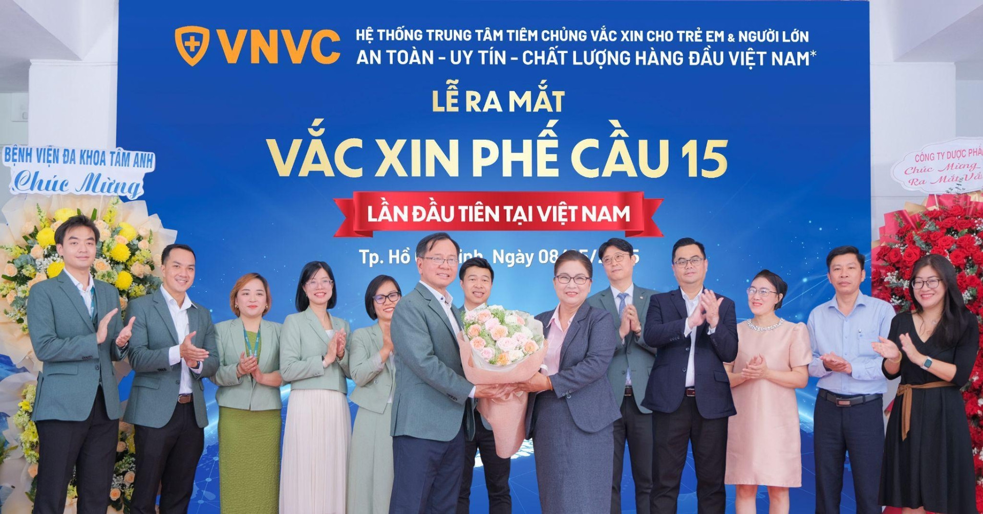 VNVC tiếp tục ra mắt vắc xin phế cầu 15 mới tại Việt Nam